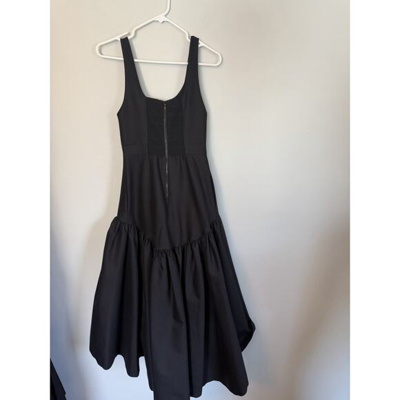 ALICE & OLIVIA Diana High Low Black Dress Sz 0 NEW $489 - Picture 10 of 16